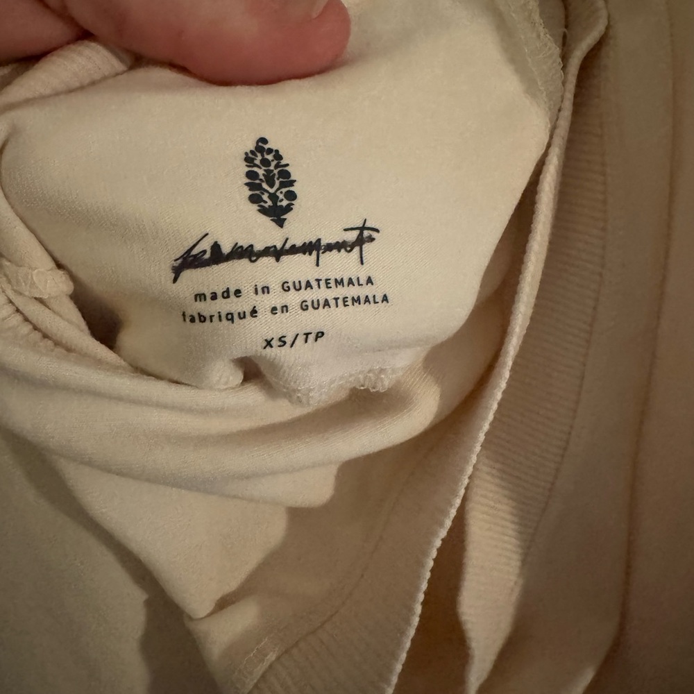 FREE PEOPLE Hot Shot Tunic Tank - Bleached Clay Retail $40 NWOT - Picture 8 of 8